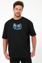 Unisex Oversize Embroidered Hunter X Hunter Killua Godspeed Anime Design 100% Cotton T-Shirt - 5