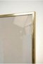 Beige and Earth Tones Geometric Abstract Set of 2 Glass Paintings - Gold Metal Framed Home and Office Painting - 4