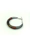 Black Mesh Cord Colorful Bead Detailed Bracelet - 4