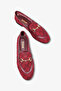 Oreta Women's Stoned Ballerinas - Burgundy - 3