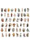 50PCS 50PCS Cartoon Retro Hand drawn Animal Stickers Creative Laptop Phone Cases Handbooks Decorativ - 3