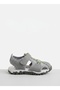Boy's Gray Daily Velcro Sandals - 3