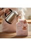 Pink Plush Hot Water Bag with Happy Robot Animal Figure 1 Lt – Soft Cover, Keeps Warm for a Long Time - 4