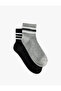 Striped 2-Piece Viscose Socks Set