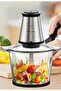 3L Chopper, Two Speeds, Safety Switch, Stainless Steel Blades, (ME-CH4000) Black(500W) - 3