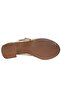 D26Yt-1785-B Cream Women's Heeled Leather Slippers - 4