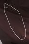 Steel Silver Color 60 cm Thin Italian Chain Necklace 5886 - Teolsa8158-8188 - 2