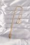 316L Steel Gold Color White Enamel Mixed Figure Tarot Necklace 5886 - Eterna7384-3226 - 2