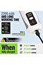 Mini Heat Gun Cordless, 7.2 V Handheld Hot Air Gun with Reflector Nozzle, 3 Temp Settings - 5