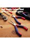 Mini Pliers Set Jewelry Pliers 5-Piece, Including Linesman Pliers, Long Nose Pliers, Diagonal Pliers, End Cutting, Needle Nose with Organizer Pouch - 3