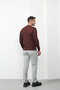 Wick Patterned Crew Neck Sweater - 6