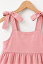Girl's Cotton Muslin Fabric Strap Dress - 3