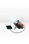 Portable Waist Fan with Bluetooth Speaker and Led Headlight 8000mAh Battery, 5-Speed Hands-Free - 3