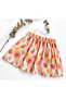 Baby and Girls' Patterned Poplin Skirt with Elastic Waist - 2