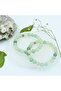 Natural Stone Agate Bracelet 8mm | Moss Agate Natural Stone | Evil Eye Bracelet - 3