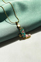 Colorful Cowboy Boot Figured Steel Necklace