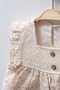 Girls' Lace Detailed Ruffle Blouse and Shorts Summer 2-Piece Set - 5