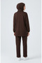 Oysho Fabric Stone Zippered Tunic Pants Double Set 0282-03 Brown - 3