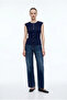 تي شيرت Ay Kol Ribbed Basic - أزرق داكن - 3