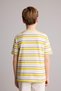 100% Cotton New Regular Fit Crew Neck Striped Fabric Short Sleeve Yellow T-Shirt for Boys H7908A826H - 5