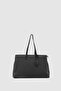 15" Twill Textured Technical Fabric Laptop Bag Black - 2