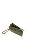 Genuine Leather Chain Women's Card Holder |   Liora 3237 Green - 2