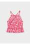 Girl's Strappy Blouse Pink - 4