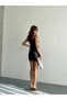 Denim Mini Skirt - Navy Blue Navy Blue - 4