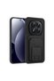 Redmi Note 15 Pro Compatible Tpu Bikart Cover with Card Holder T41096 - Black