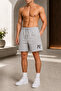 Ny New York Printed Seasonal Relaxed Lycra Black Men's Shorts - 3