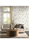RMK11235WP Neutral Watercolor Floral Peel and Stick Wallpaper - 3