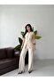 Women's Button Detailed Vest Trouser Set Stylish Two-Piece Set - 7