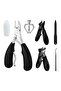 6 Pieces Ingrown Nail Clippers Set Professional Pedicure Manicure Grooming Kit B5Pp