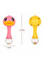 - Baby Duck Grab & Shake Rattle Toy - Pink - 4