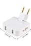Plug Converter - Heavy Duty Wall Plug Adapter, Rotatable Portable Multifunctional Transformer for Electronics - 6