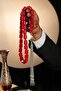 Şahin Ağa Series Large Size Crimped Amber Prayer Beads - 4