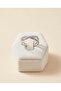 Inlaid Zircon Stone Cross Adjustable Ring
