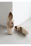 26Y33770 Genuine Leather Lace-Up Detail Ballet Flats Daily Shoes for Women - 8
