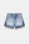 Patchwork denim bermuda - 8
