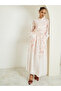 Cream Floral Print Top and Maxi Skirt Set Co-ords