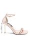 Women's High Thin Heeled Single Strap Stone Open Evening Dress Shoes 16210 - 3