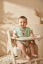 Bebe-Sty 2-Pack Liquid-Proof Baby Bib with Pockets - Little Gentleman Tas with Green Deer Figure - 2