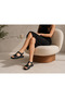 Women's Black Orthopedic Daily Sandals - 2