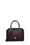 Textured Zipper Closure Hand and Shoulder Coffee Bag 0047