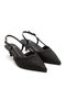 İst F80 Pointed Toe Straw Detailed Heeled Shoes - 2