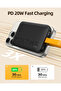 Hypercore 10K Sling – Ultra-Compact 10,000mAh Power Bank with Built-in USB-C Cable & 22.5W Fast Charging - Black - 2