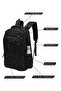 Premium Daily Backpack Waterproof, Fits 19” Laptop, Lightweight & Durable Travel Backpack for Work, Study - 6