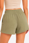4548 Women's Elastic Waist Muslin Shorts Çağla - 4