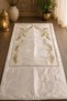 Hiig Store Embroidered Dowry Mat - Knee-Friendly / Orthopedic Fiber-Filled Prayer Mat 80X120 Size - 6 - Color