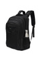 Premium Daily Backpack Waterproof, Fits 19” Laptop, Lightweight & Durable Travel Backpack for Work, Study & Daily Use (Black) - 2